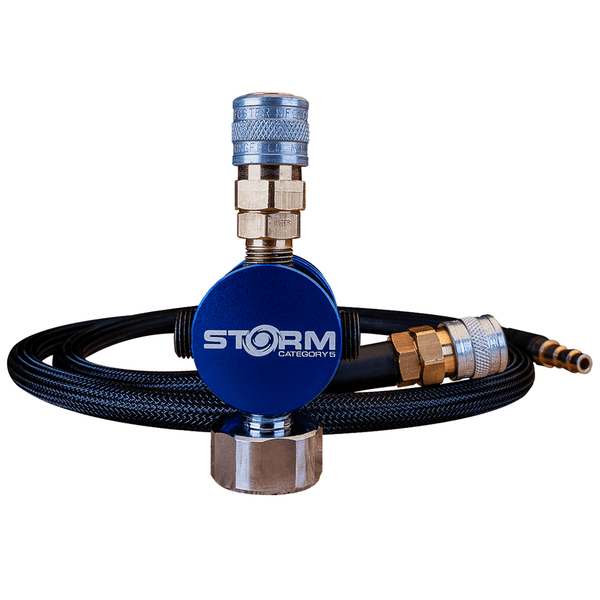 Airsoft HPA regulator for high pressure air system control