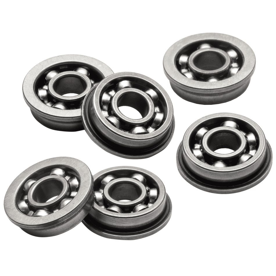 Steel AEG bearings for reduced friction gearbox performance