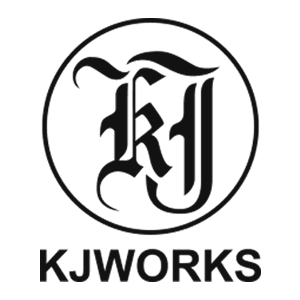 KJ Works logo – gas blowback airsoft guns and accessories