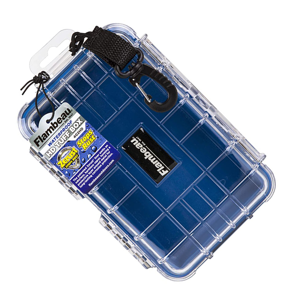 Flambeau HD Tuff Gear Box Blue Clear 7.5” 