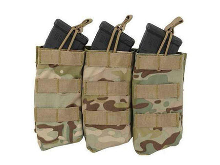8 Fields Open Top Triple Airsoft Magazine Pouch AK Series Molle