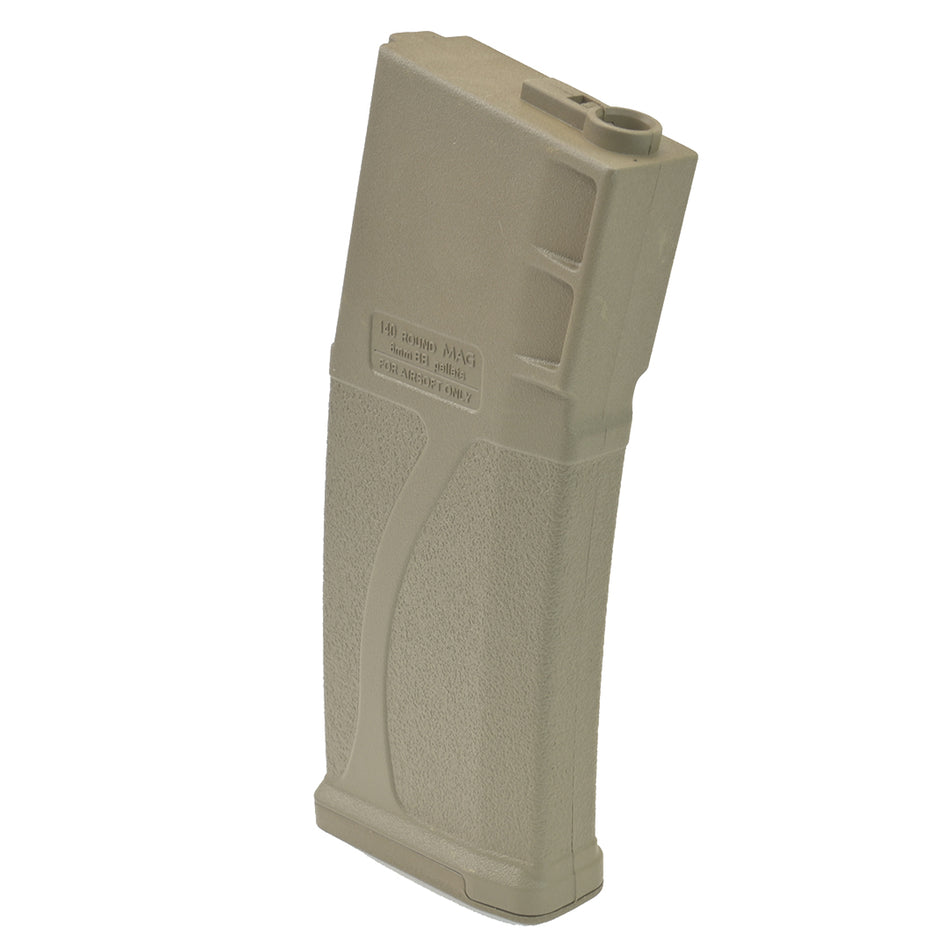 Guarder Airsoft Blue Box Mid-Cap Magazine 140rd FDE