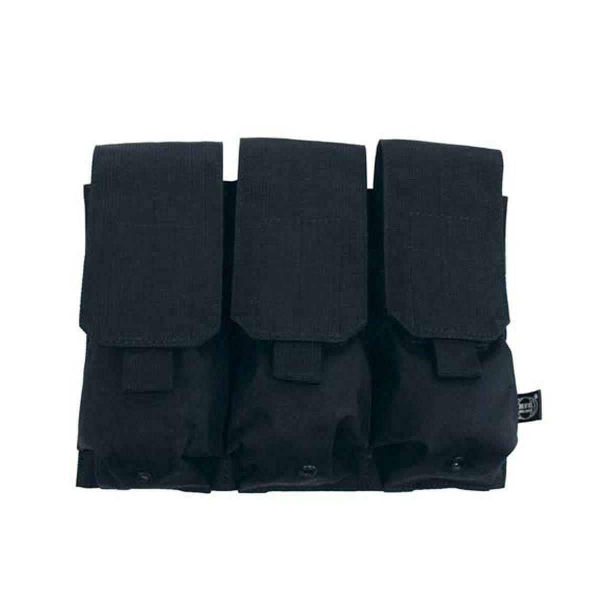 MFH Triple Magazine Pouch Airsoft Black 