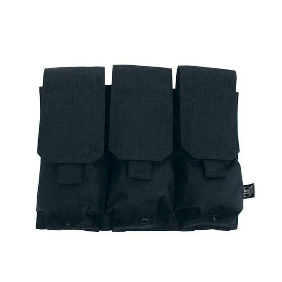 MFH Triple Magazine Pouch Airsoft Black 