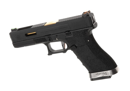 WE G-Force 17 Black Gold Barrel Metal Version GBB