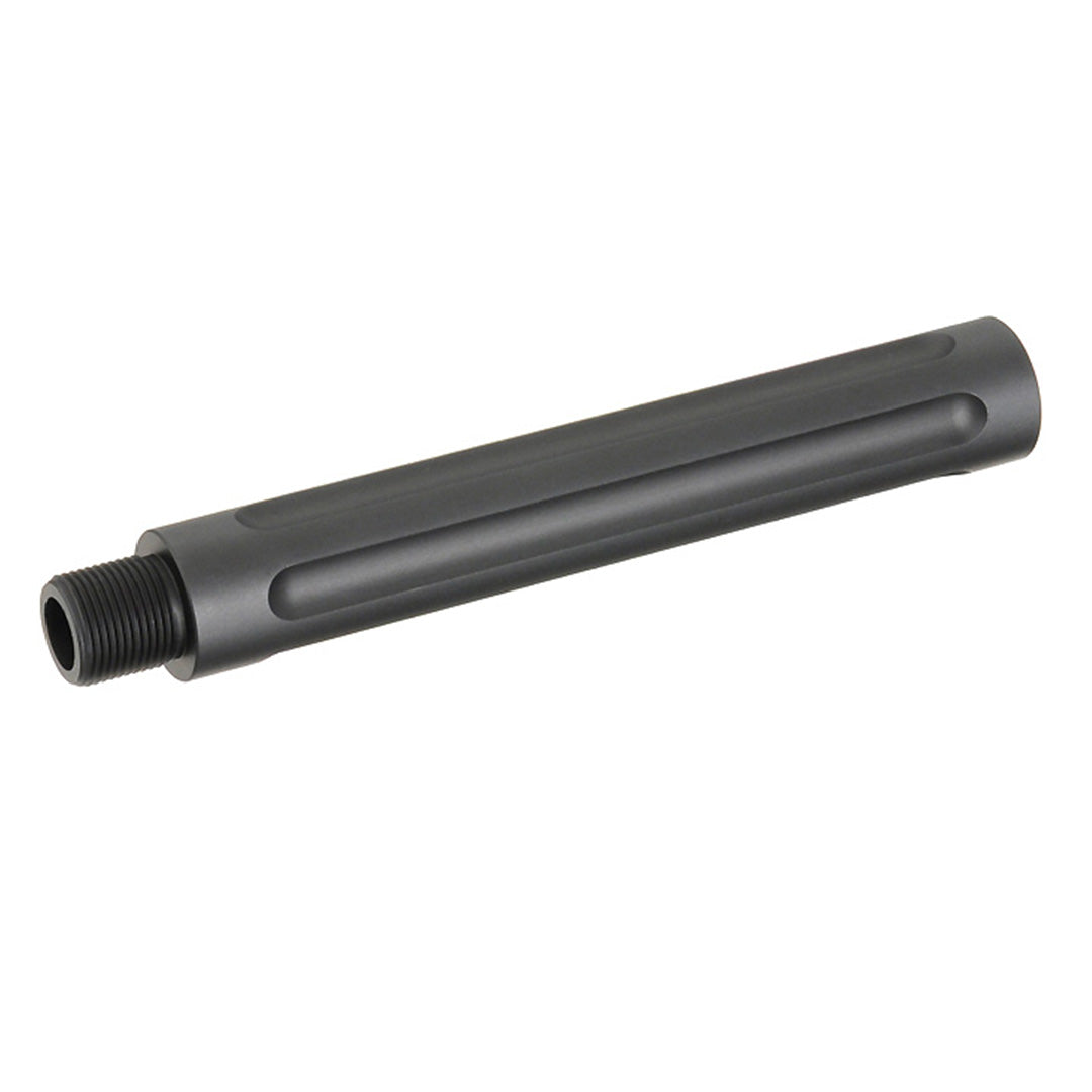 Slong Outer Barrel Extension Fluted Black 116mm 14mm CCW 