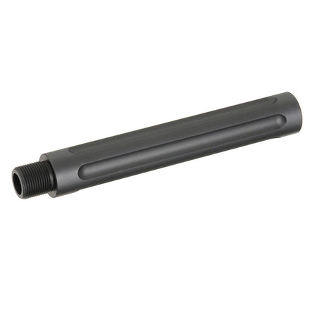 Slong Outer Barrel Extension Fluted Black 116mm 14mm CCW 