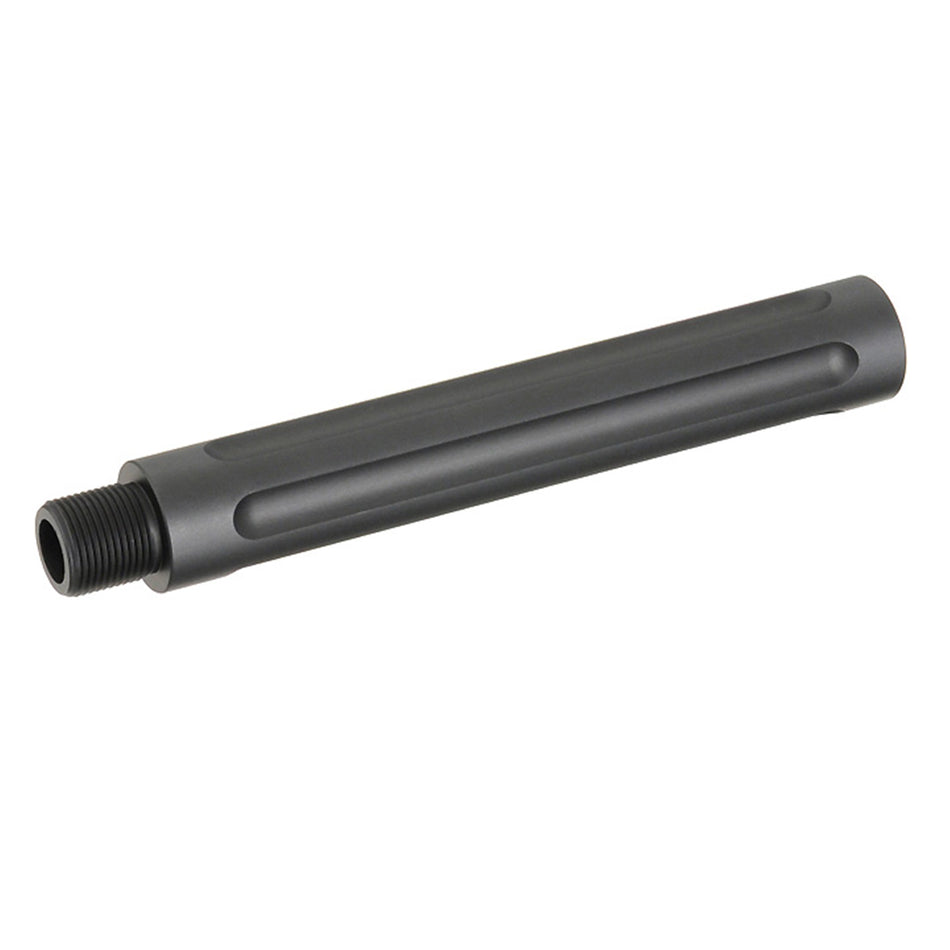Slong Outer Barrel Extension Fluted Black 116mm 14mm CCW 