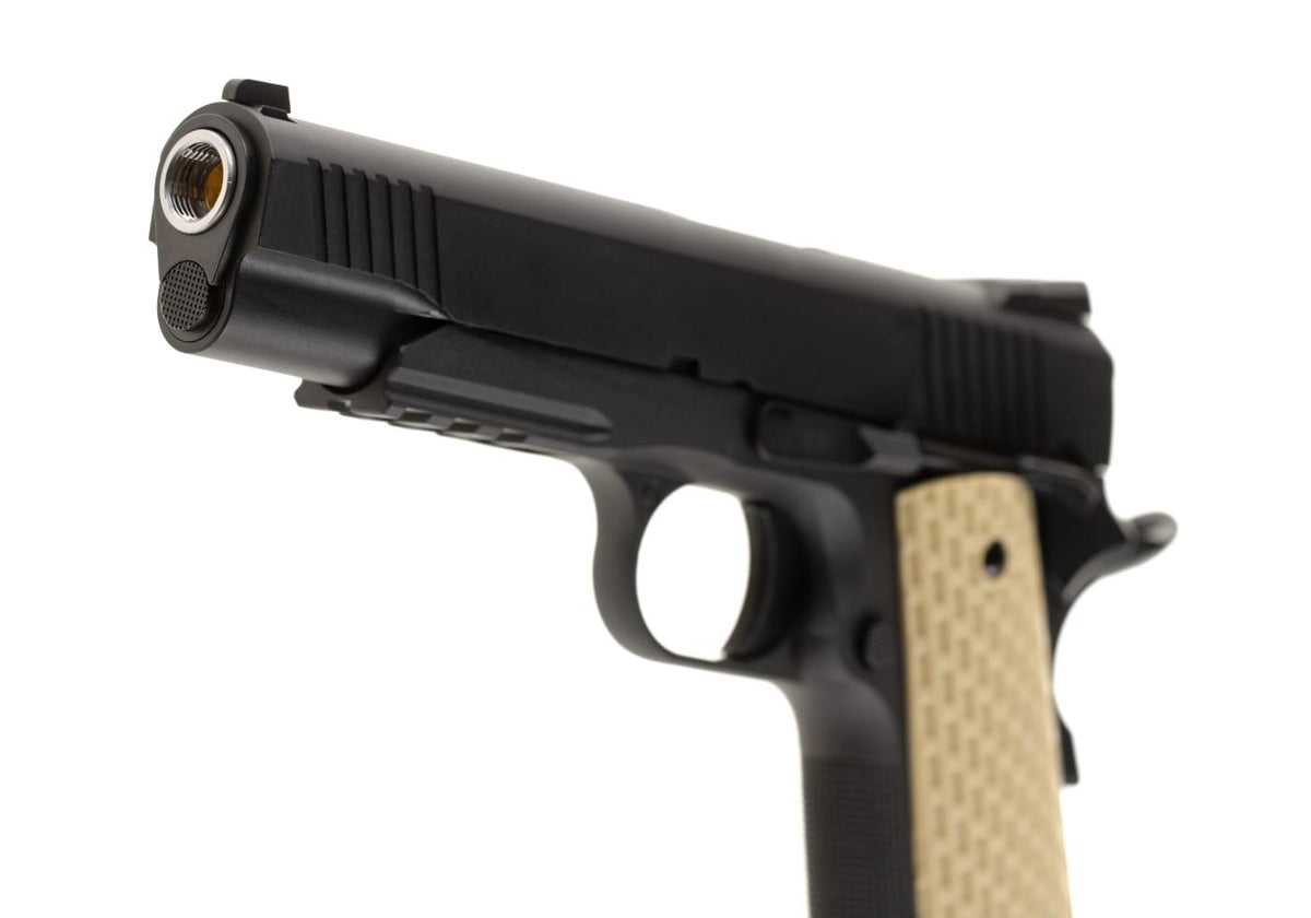 WE Desert Warrior 5.1 Full Metal GBB Airsoft Pistol Black