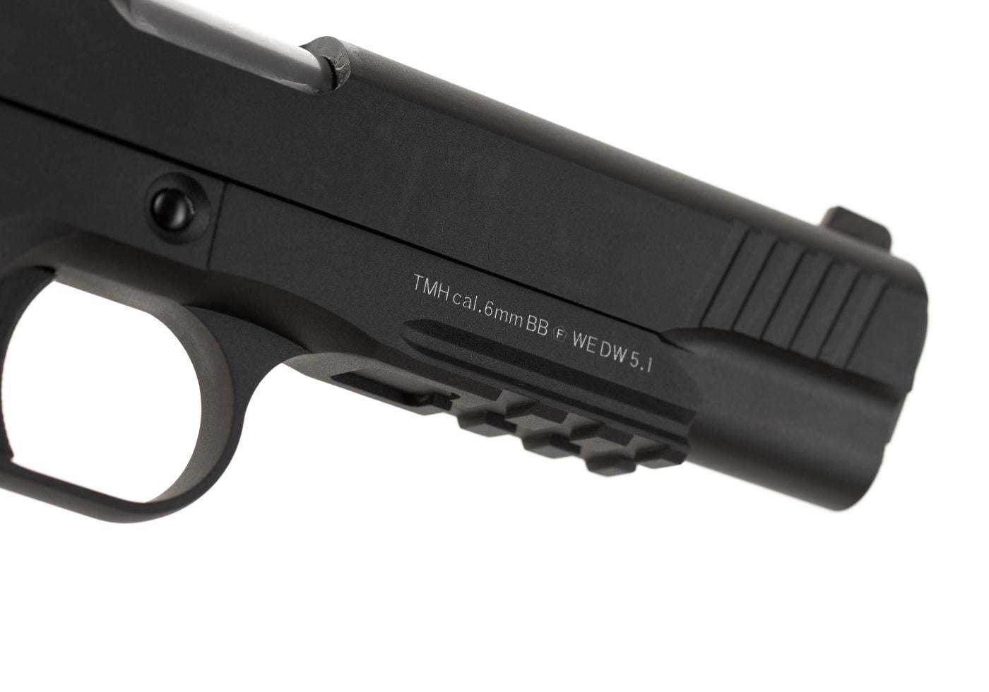 WE Desert Warrior 5.1 Full Metal GBB Airsoft Pistol Black