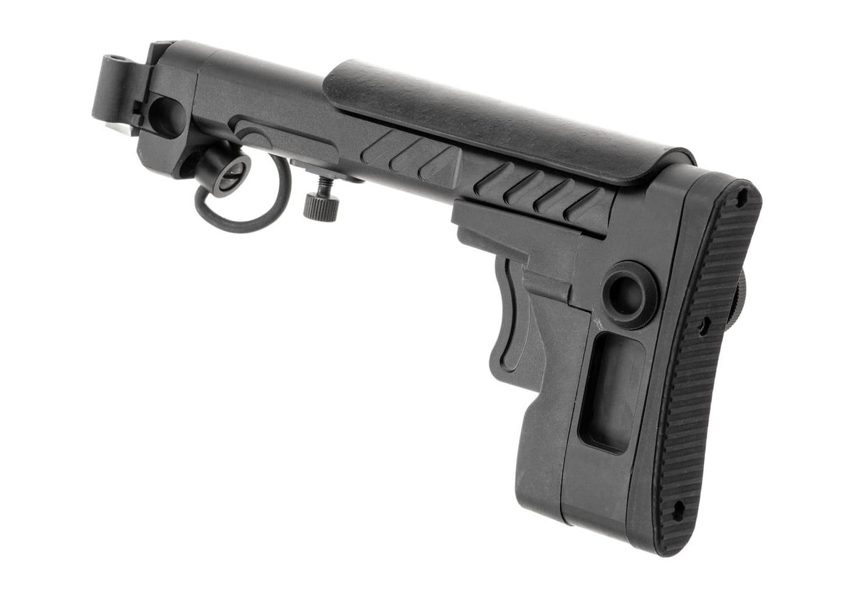 5KU Airsoft PT-3 AK Telescopic Side Foldable Stock Black