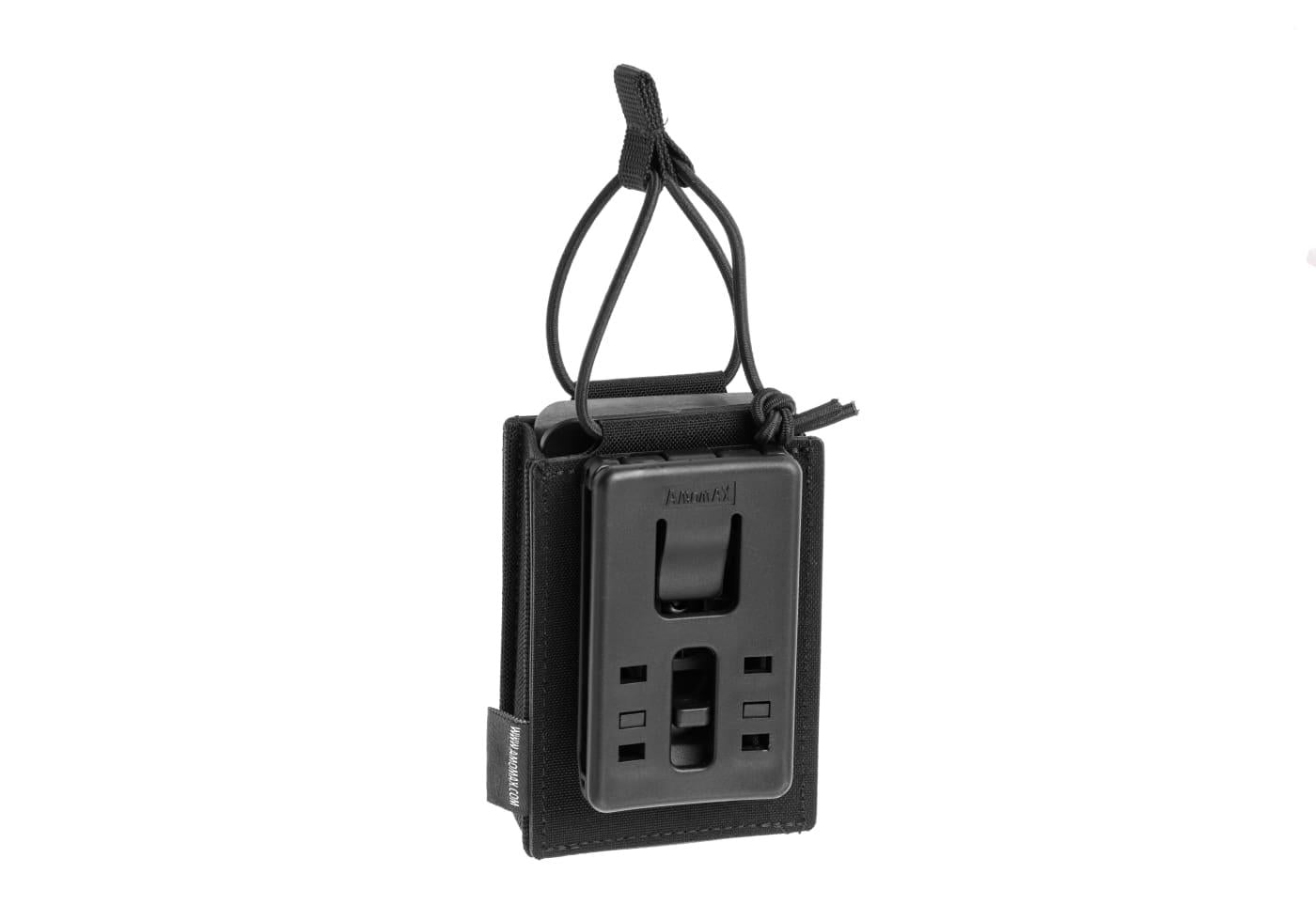 Amomax Fabric M-Series Magazine Pouch With Belt Clip Black