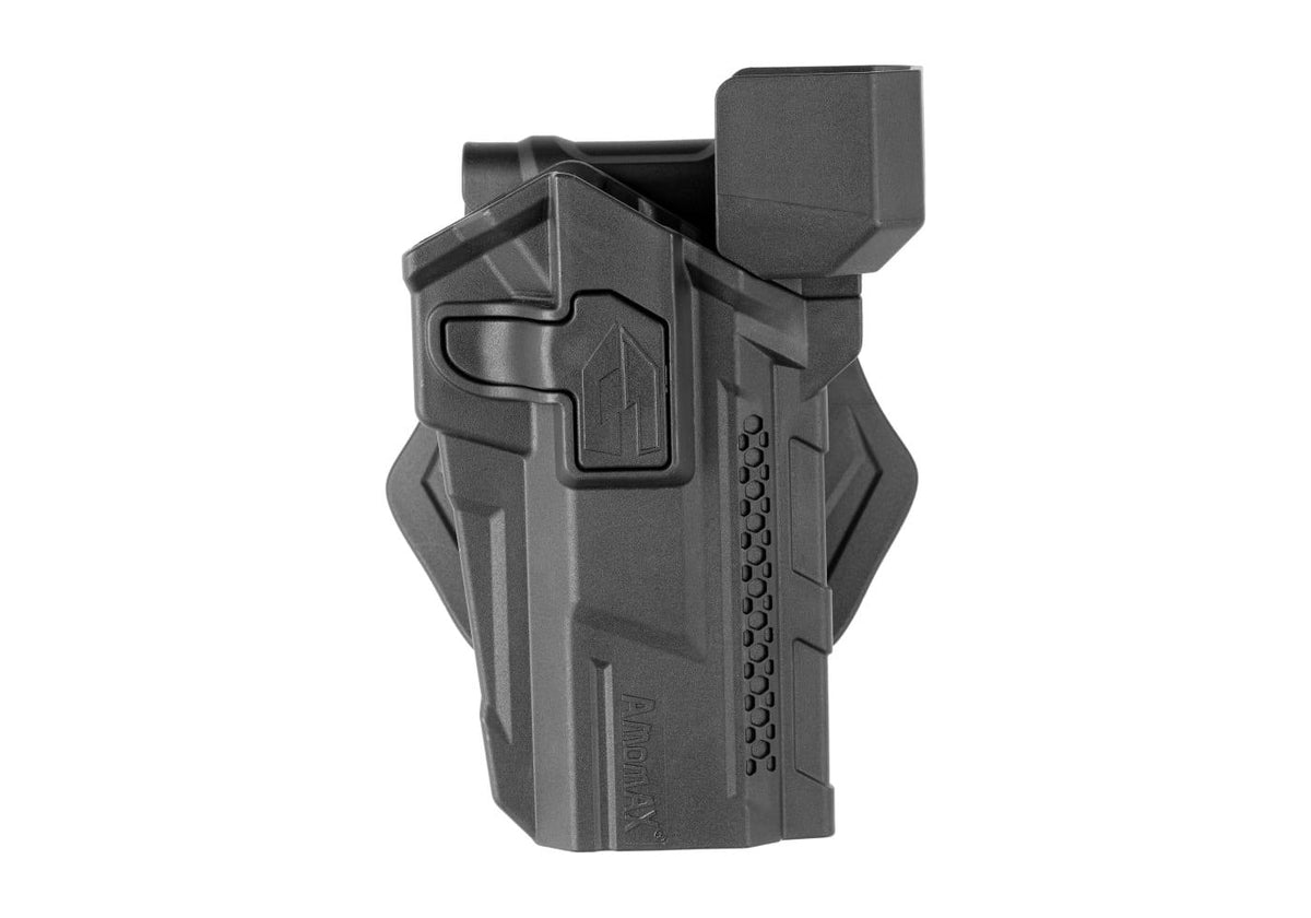 Amomax RDS Scope Series Airsoft Pistol Holster for G17/G19 & P10C Black