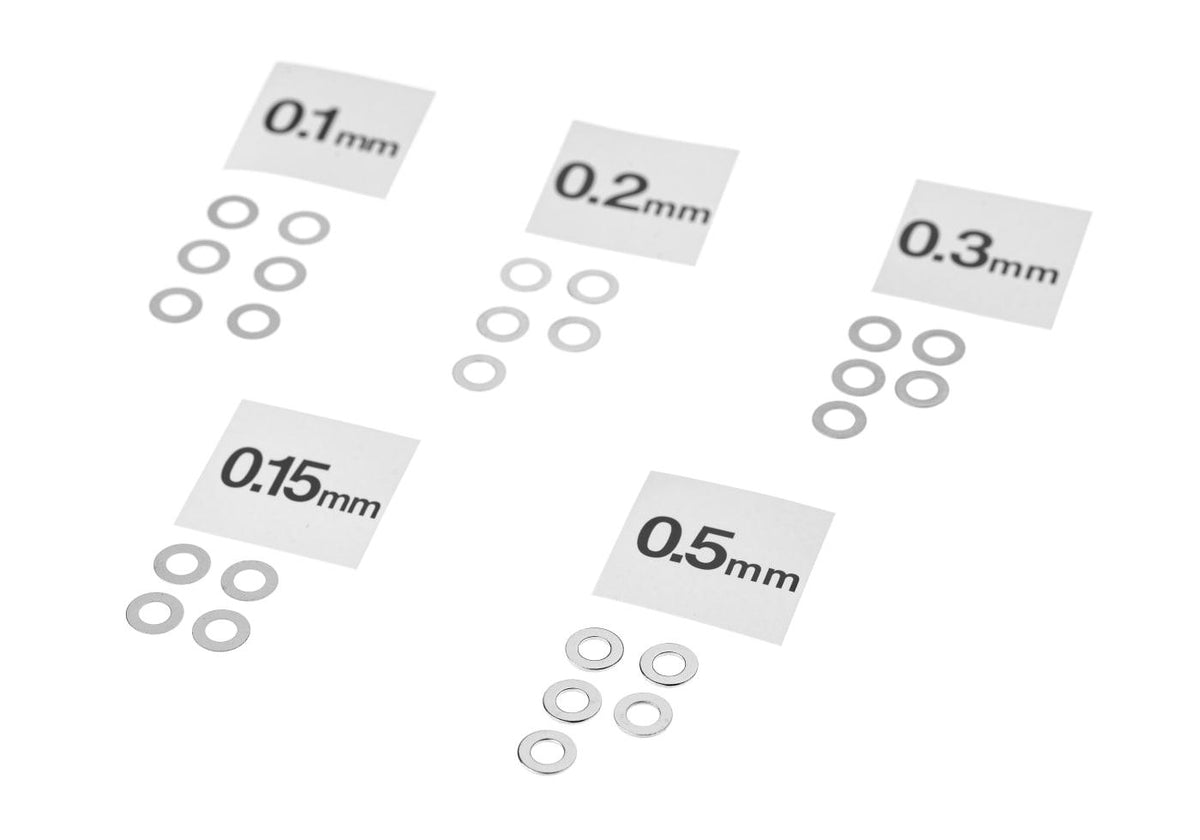 Prometheus Airsoft Gearbox Shim Set 25 Shims / 5 Sizes