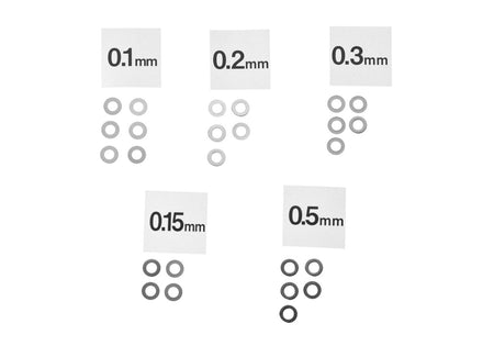 Prometheus Airsoft Gearbox Shim Set 25 Shims / 5 Sizes