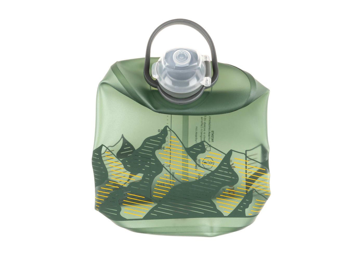 Hydrapak Stow Water Bottle Pocket Sized Hydration Green 500ml