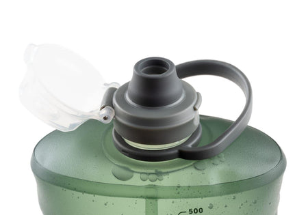 Hydrapak Stow Water Bottle Pocket Sized Hydration Green 500ml