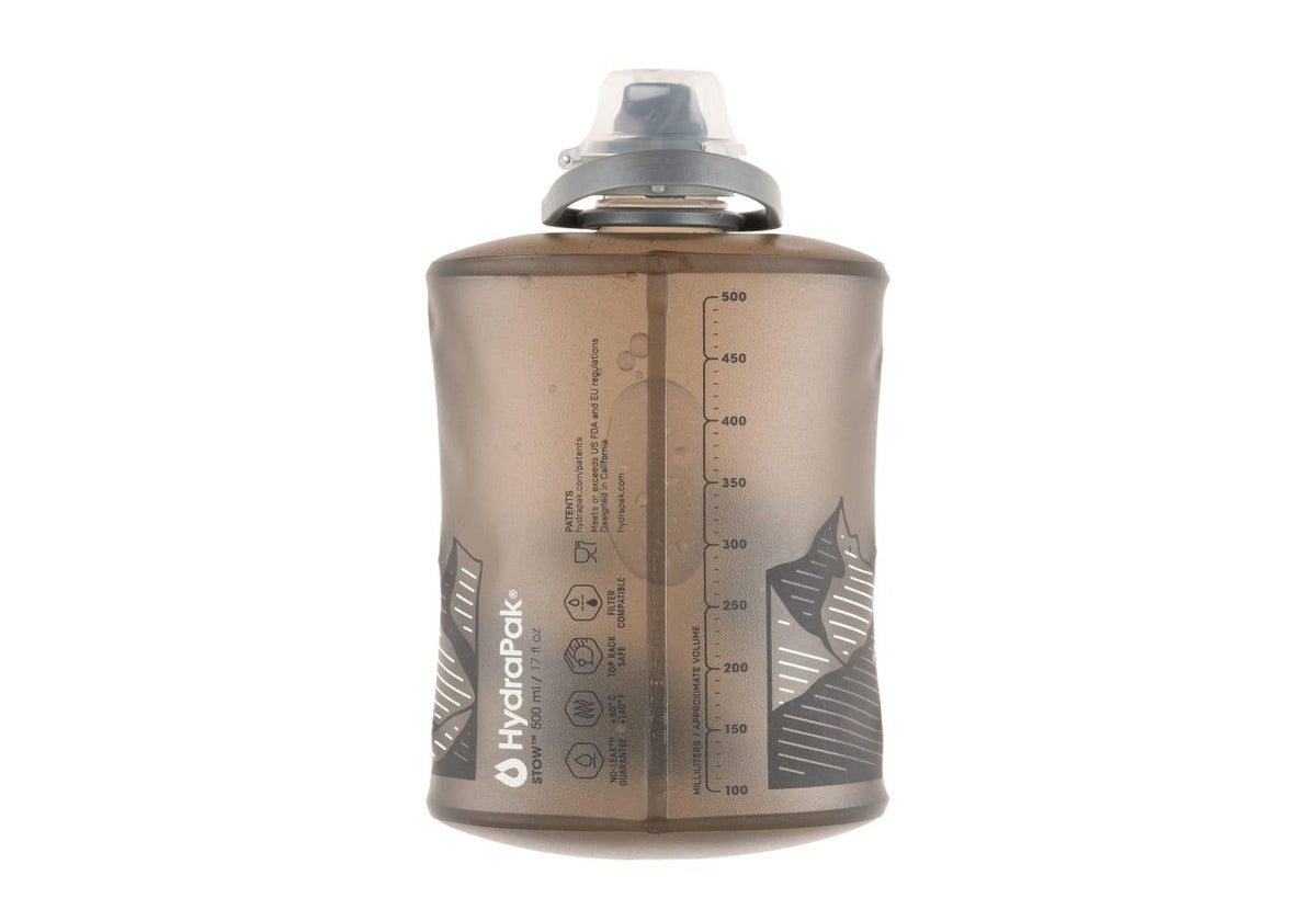 Hydrapak Stow Water Bottle Pocket Sized Hydration Mammoth 500ml