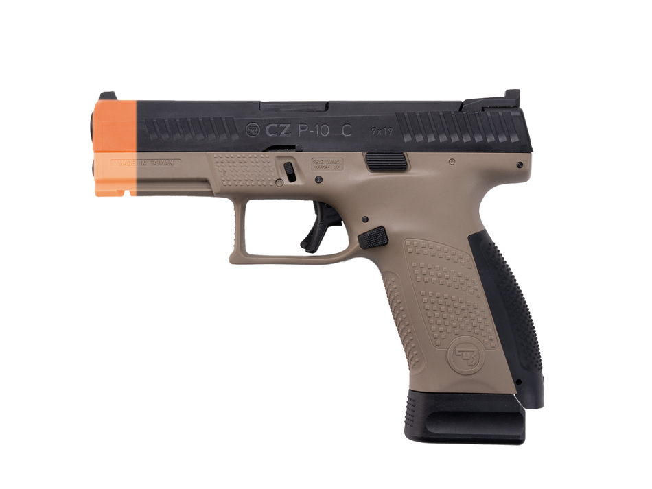 ASG CZ P-10C Airsoft Pistol Co2 GBB Black / FDE