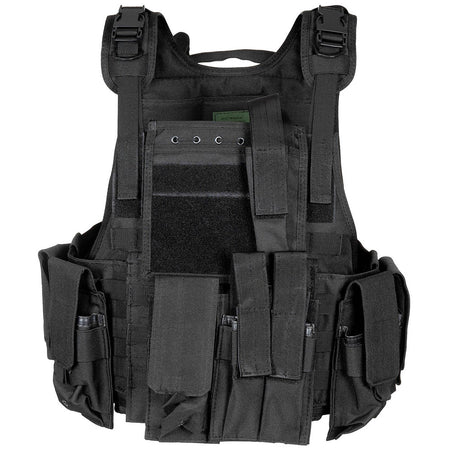 MFH Ranger Molle Assault Airsoft Vest Black