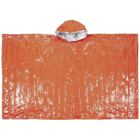 MFH Emergency Thermal Foil Poncho Orange 