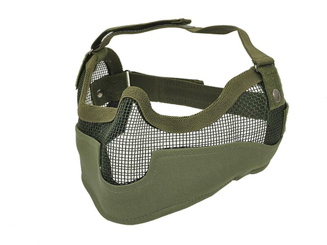 Airsoft Mesh Mask V2 Green