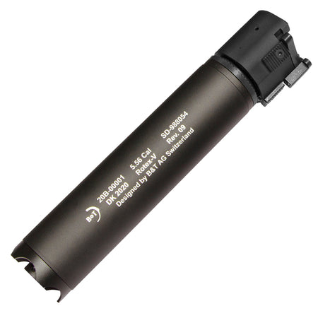 B&T Rotex-V Barrel Extension Mock Suppressor 197mm Grey