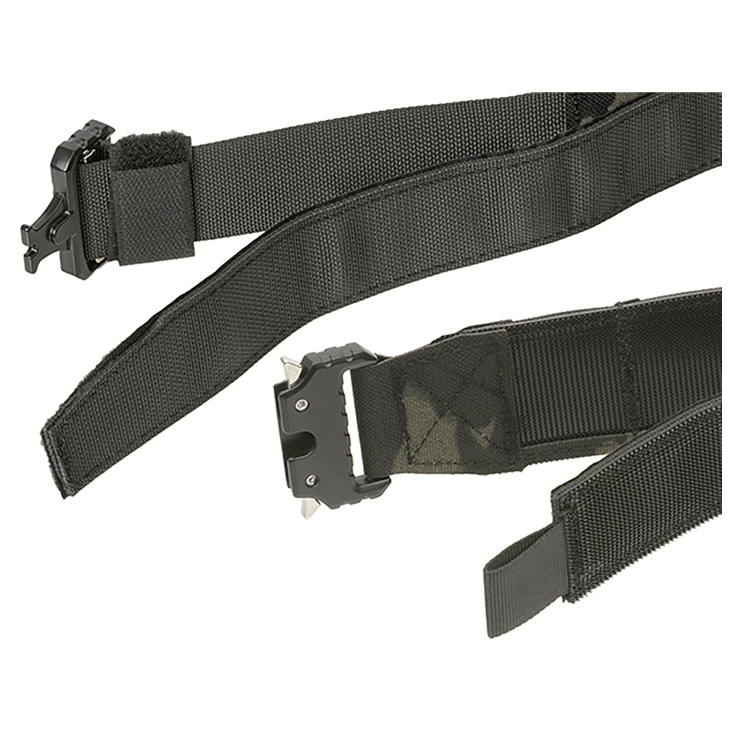 8 Fields Laser Cut Molle Tactical Duty Range Belt QR CP Night Camo