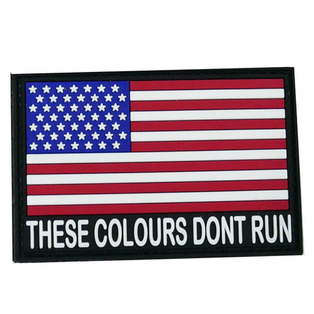 Cobra Airsoft Rubber Country Patch These Colours Don't Run