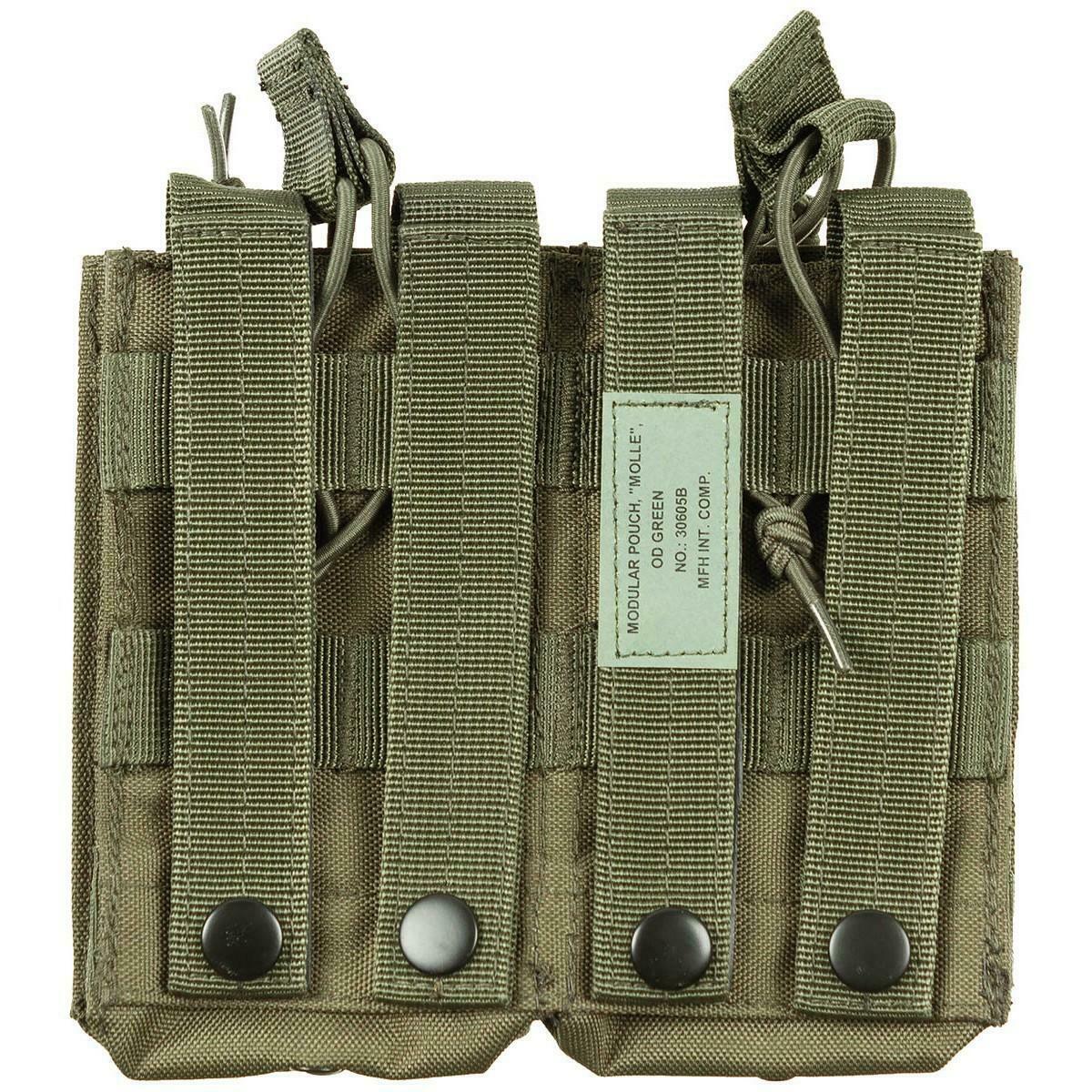 MFH Quad Airsoft Magazine Pouch Molle Green