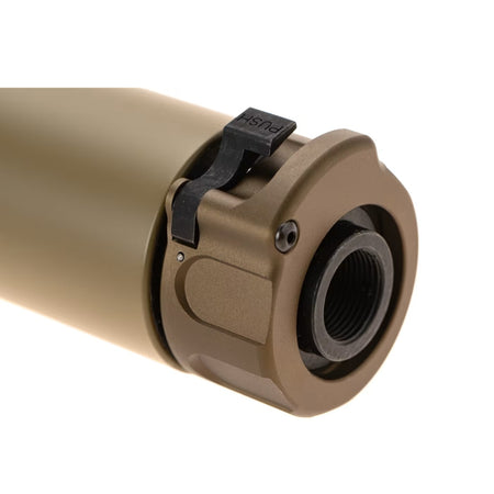 5KU Socom 5.56 Airsoft Silencer 180mm 14mm CCW Tan