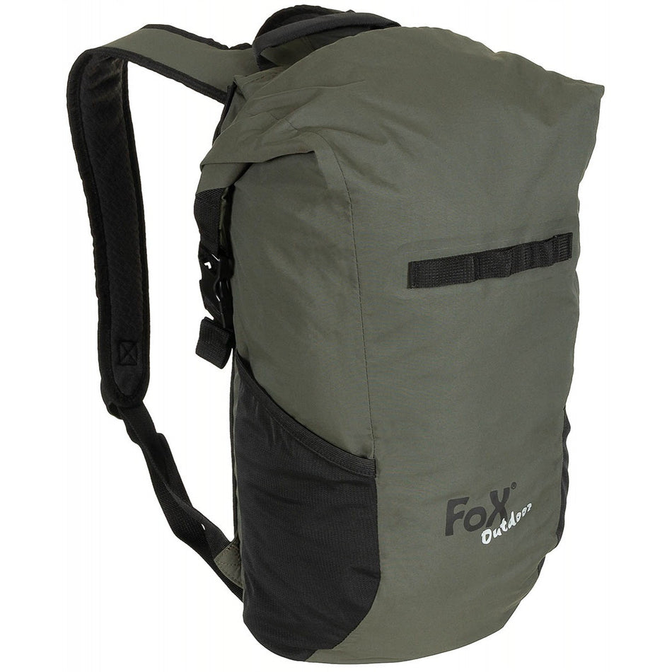 Fox Outdoors Waterproof Backpack Dry Pak 18ltr Green 