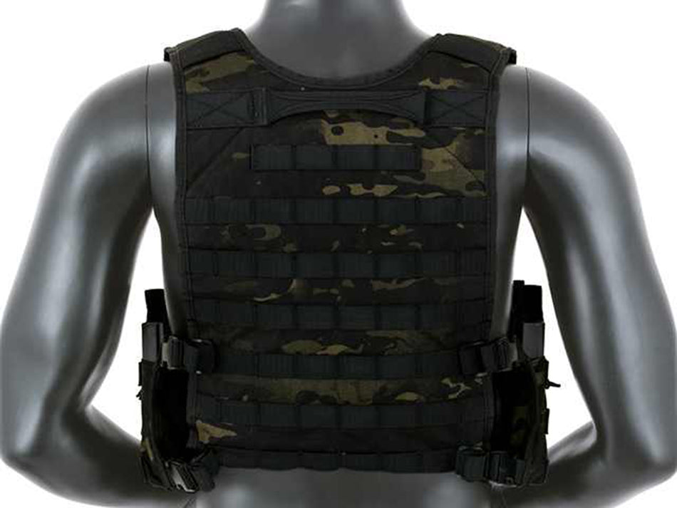 8 Fields Rifleman Molle Chest Rig Harness Vest Multi Black