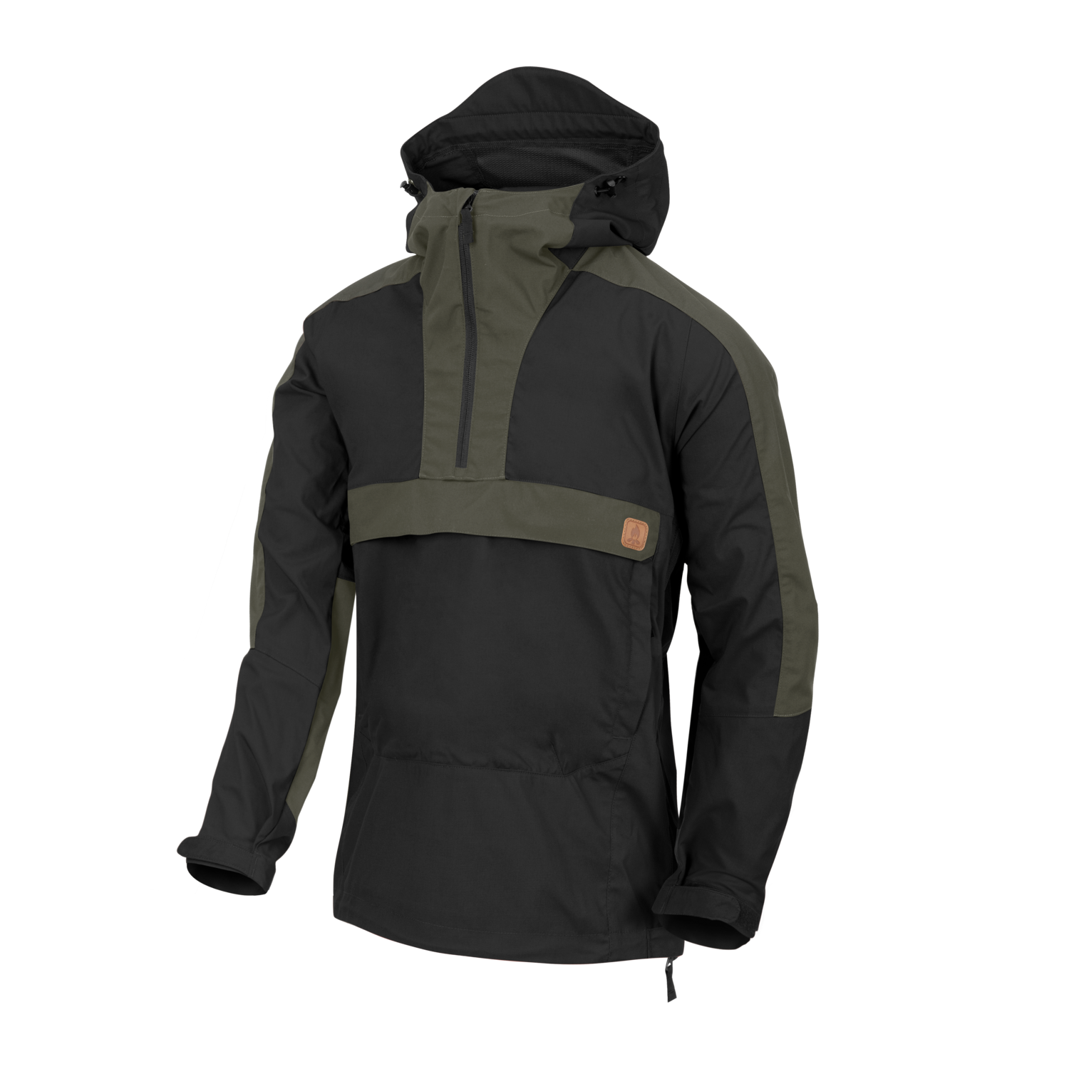 Helikon Woodsman Anorak Jacket Black / Taiga Green