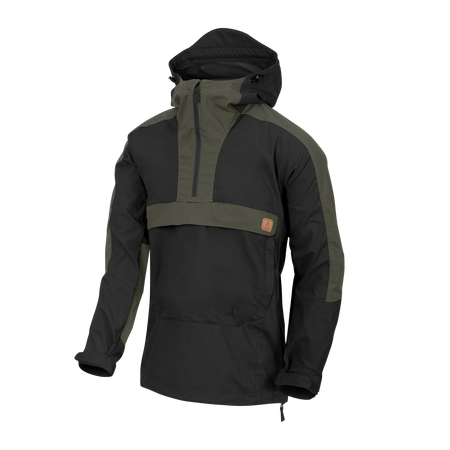 Helikon Woodsman Anorak Jacket Black / Taiga Green
