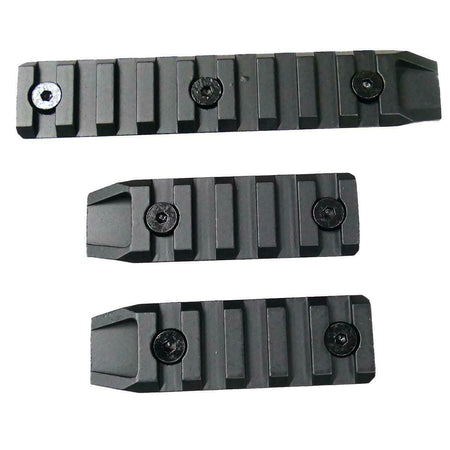 ASG Airsoft Rifle Keymod Rail Set 3 Piece Black