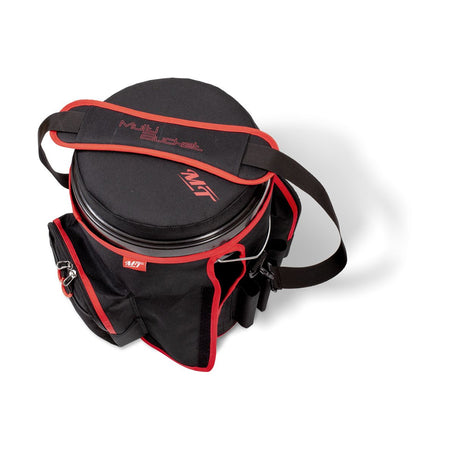 Magic Trout Multi-Bucket Fishing Cool Bag & Seat Black/Red