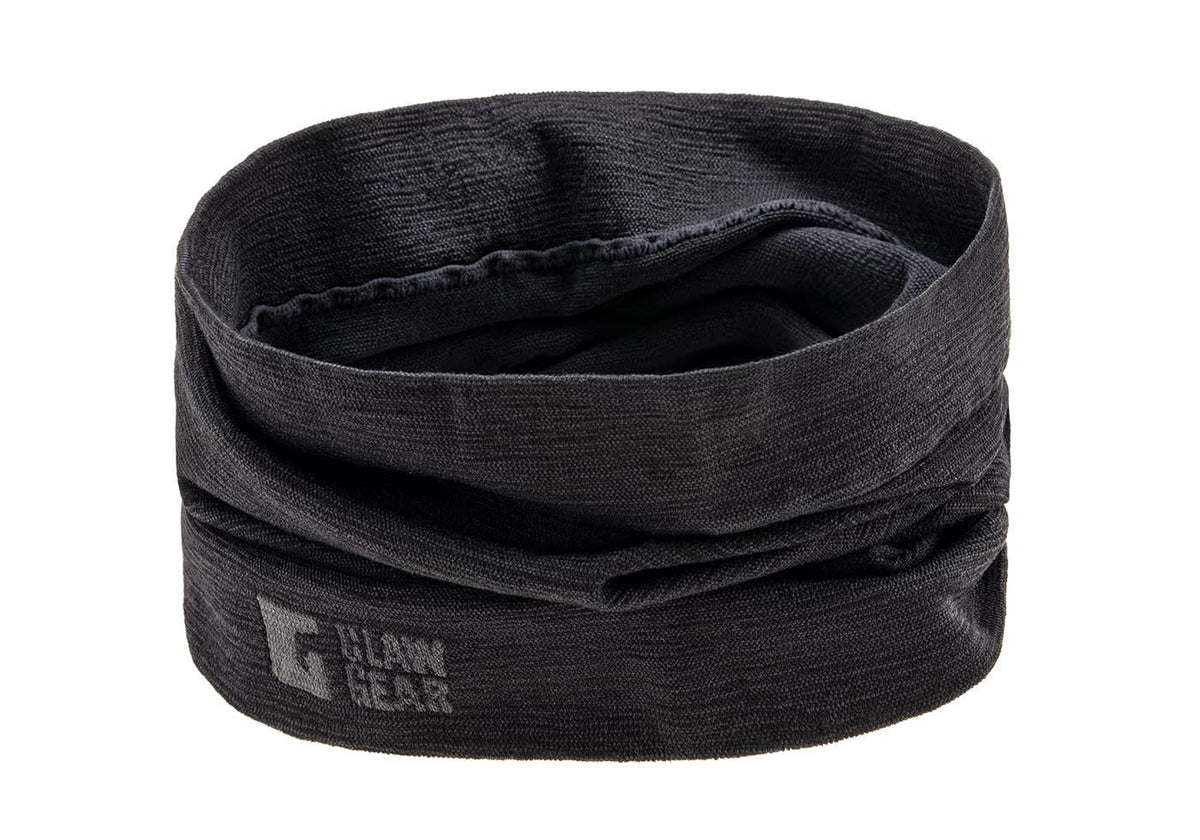 Claw Gear Merino Seamless Neck Gaiter Snood Black