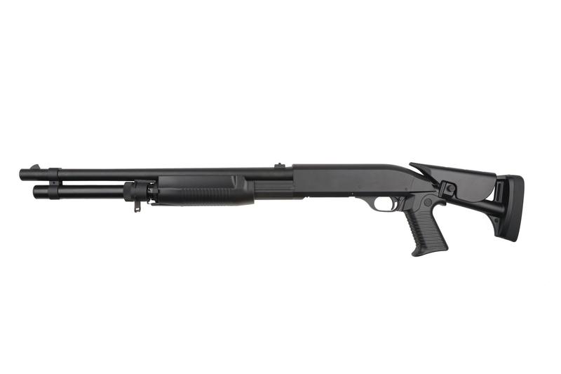Cyma Airsoft Shotgun Springer CM.363LM Black Metal Version