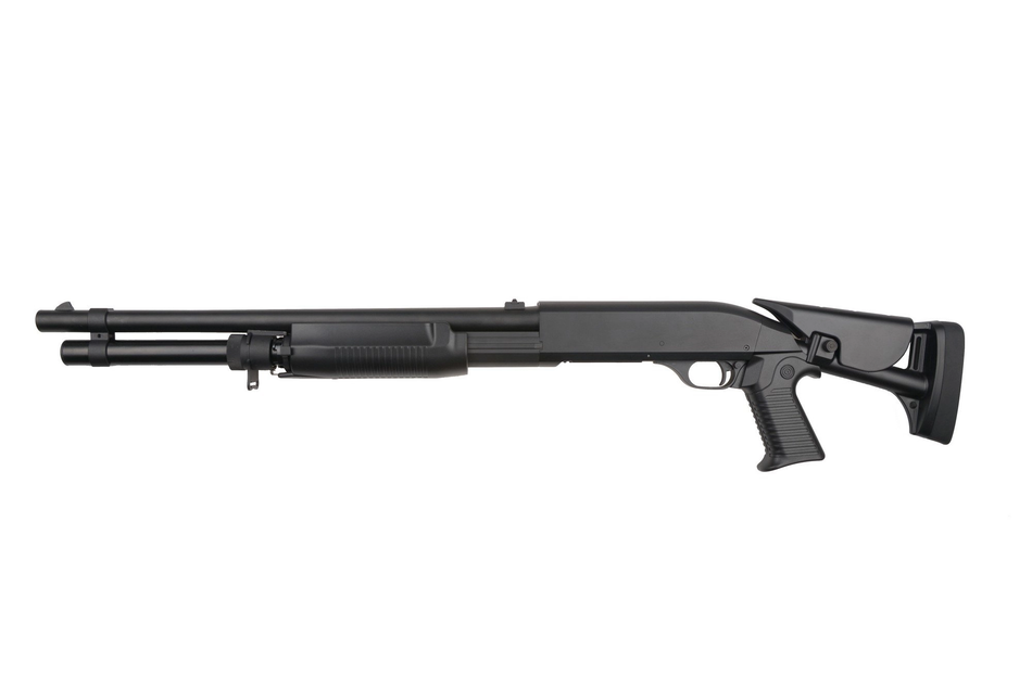 Cyma Airsoft Shotgun Springer CM.363LM Black Metal Version