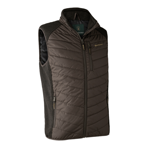 Deerhunter Moor Padded Waistcoat Body Warmer Brown Leaf