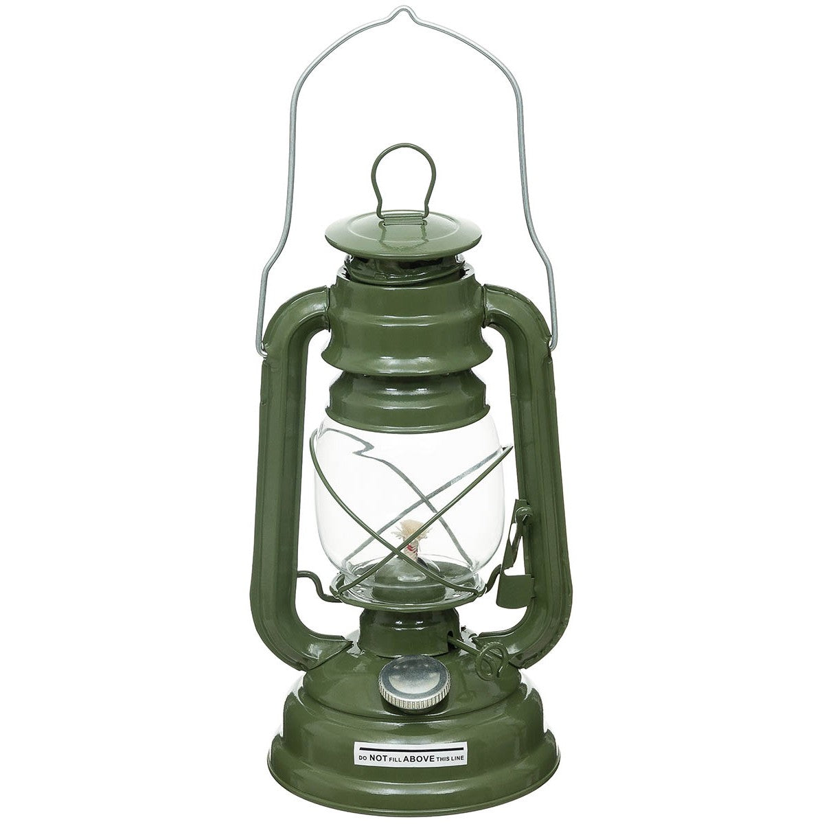 MFH Storm Kerosene Paraffin Tilly Lamp Lantern 13cm OD Green