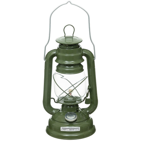 MFH Storm Kerosene Paraffin Tilly Lamp Lantern 13cm OD Green
