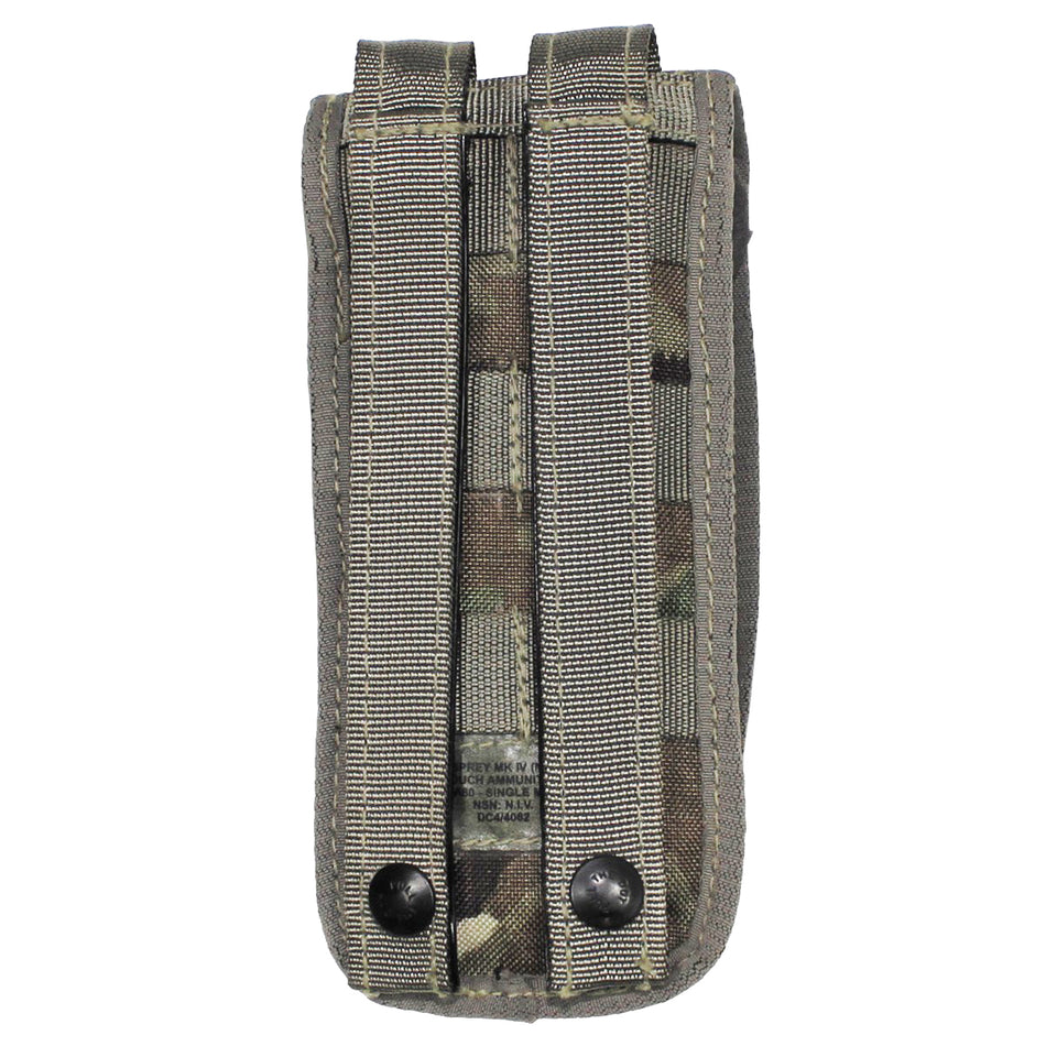 Ex-Army Osprey MK IV SA80 Single Magazine Pouch Flap Close MTP