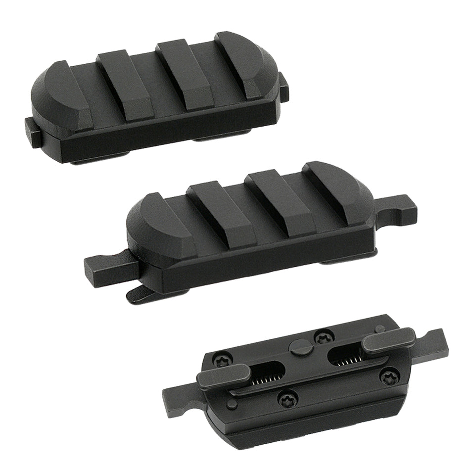 Cyma Airsoft M-LOCK Quick Mount Picatinny Mount Rail Short Black 42mm