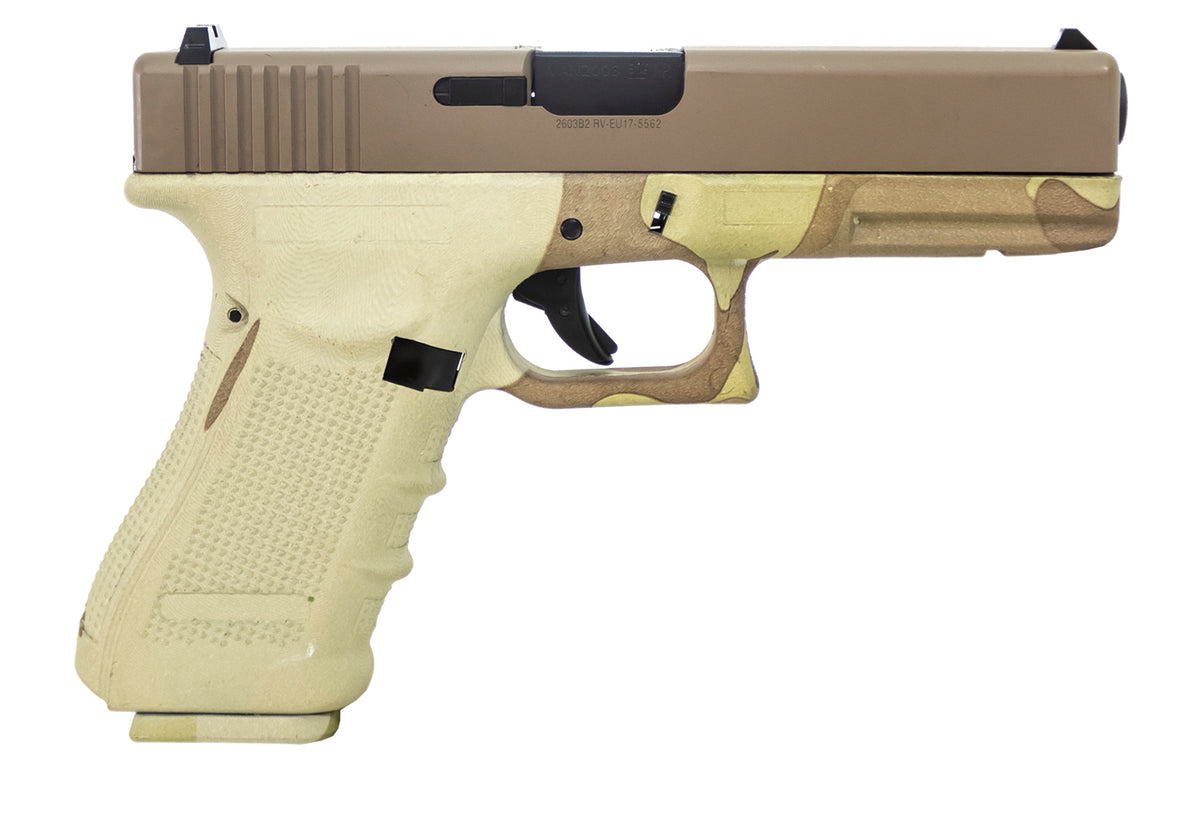 Raven Nuprol Airsoft Pistol GBB Camo Frame & Tan Slide