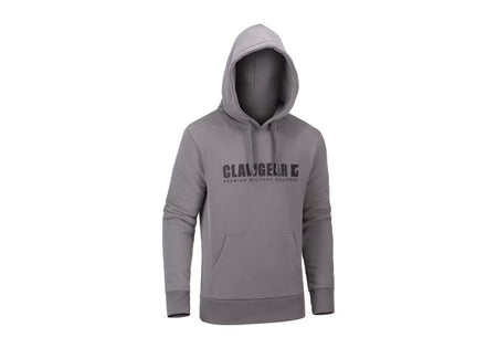 Claw Gear Logo Fleece Hoodie Wolf Grey