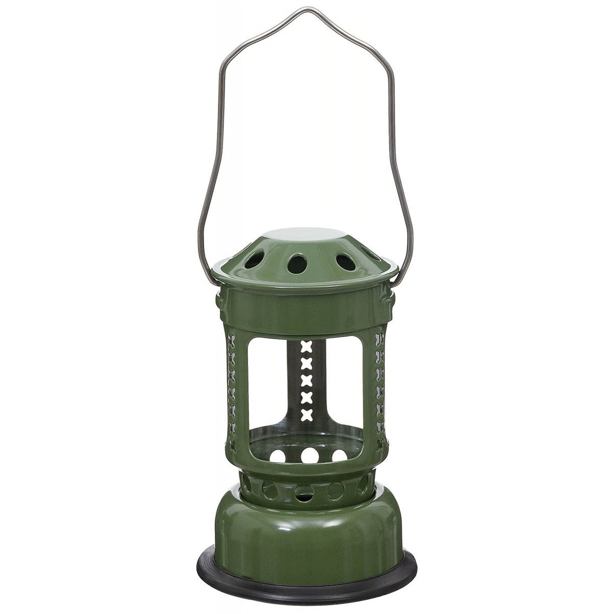 Fox Storm Mini Tea Light Candle Lantern Od Green