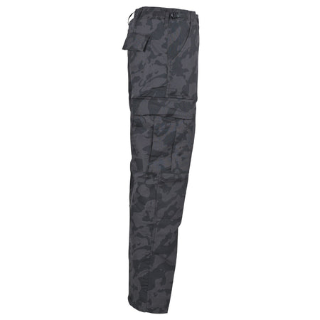 MFH US Style Combat Trousers Night Camo