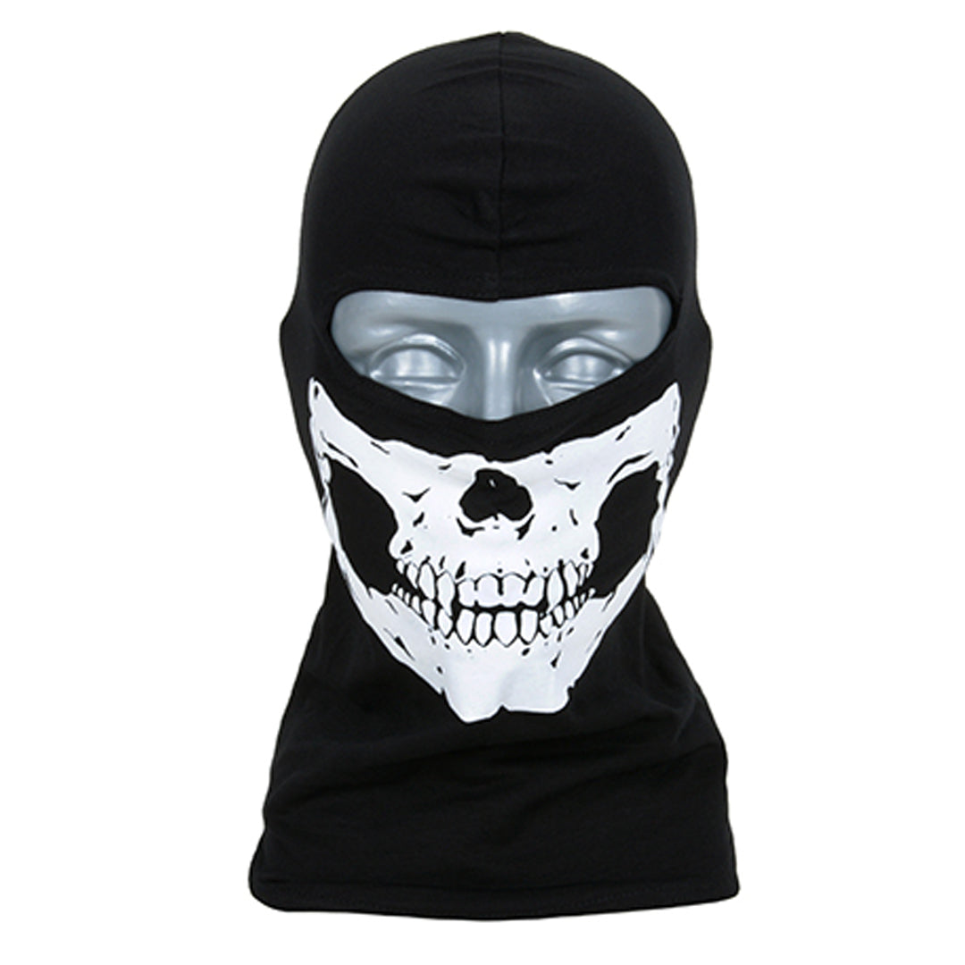 8 Fields Skull 1 Hole Balaclava Type A Black